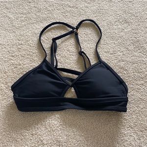 Black bathing suit top